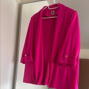 T.J.Maxx Bold Fuchsia Open-Front Blazer